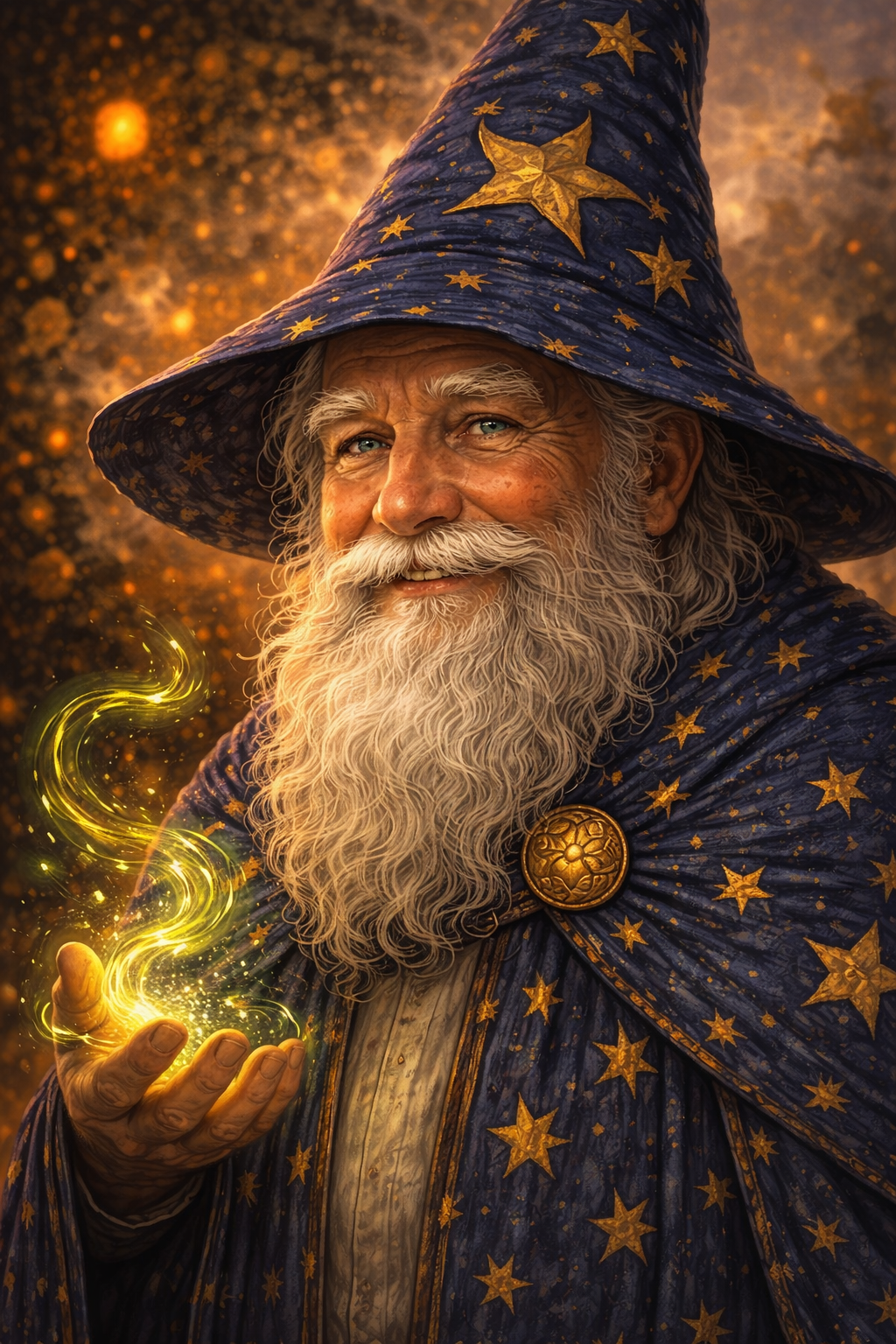 Papa Puffalot wizard artwork